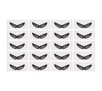 WOONEKY Beard Styling Stickers and Depilation Beard Protectors 20pcs Nasal Hair Remover Wax Kit for Facial Hair Removal and Mustache Modeling in Beauty Care
