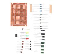 WOONEKY Beginner Soldering Practice Kit with Electronics Components and Breadboard for Learning and DIY Circuit Assembly for Electronics Foundation and Fun Assembly Projects