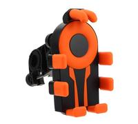 WOONEKY Bike Cell Phone Mount with Shock Absorption for Mountain Bikes and Motorcycles Secure Stable Holder Compatible with Various Smartphones Easy Installation for Rough Terrain Riding