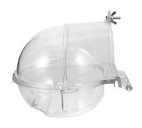 WOONEKY Bird Bath for Cage Durable Parrot Bathing Tub Easy to Install Shower Box Accessory for Birdcage for Summer and Winter Bathing Experience