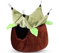 WOONEKY Bird Hammock for Pets Cozy Double Parakeet Bed Warm Bird Nest for Parrots Cockatiels and Squirrels Spacious Hanging Cage Tent with Fine Craftsmanship