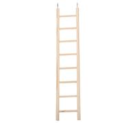 WOONEKY Bird Hanging Ladder for Parrots and Pets Step Climbing and Chewing Accessory for Cage Safe Parrot to Exercise Balance and Beak Conditioning