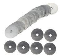 WOONEKY Bird Perch Fitting Gaskets 50pcs Birdcage Accessories Metal Gaskets for Parrots Hamsters Rats Small Birds Easy Installation