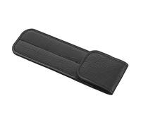 WOONEKY Black Leather Tweezer Holder Case with Anti-Static Design and Magnetic Closure Small Storage Case for Tweezers and Mini Tools for Travel and Go to Play