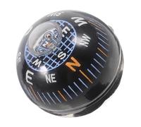 WOONEKY Black Mini Spherical Car Dashboard Compass Portable Plastic Ball for Hiking Camping Motorcycle Navigation Tool