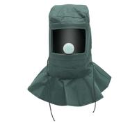 WOONEKY Breathable Sandblasting Hood with Buffer Pad and Breathing Valves Lightweight Oxford Sandblaster Mask Cover for Industrial Dust Protection in Painting Sanding and Fertilizer Plants