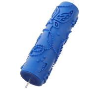 WOONEKY Butterfly Patterned Paint Roller for Wall Decoration Reusable Textured Embossing Tool for DIY Furniture Ceiling Cabinet Painting and Wallpaper Effect