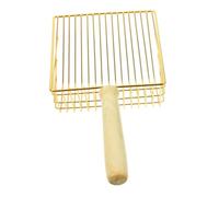 WOONEKY Cat Litter Scoop Stainless Steel Mesh Cleaner Compact Durable Easy to Use Litter Scooper for Effortless Cat Waste Management