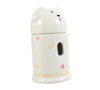 WOONEKY Ceramic Pet Water Bottle Holder Durable Hamster Rabbit Drinking Station Lightweight and Easy to Clean for Animals at Home