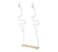 WOONEKY Chicken Swing Toy Wooden Perch for Hens and Multi-functional Bird Playstand for Parrots Encourages Activity and Fun Chicken