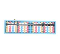 WOONEKY Chinese Plastic Abacus Educational Tool for Traditional Arithmetic Frame for Math Learning Home Decoration and Collecting