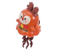 WOONEKY Christmas Wind Up Magical Dancing Octopus and Reindeer Clockwork Walking for Xmas Party Favors Goody Bag Fillers Birthday Presents Energy Saving