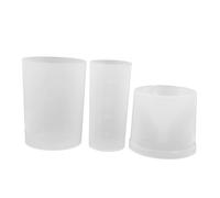 WOONEKY Clear Plastic Rain Gauge Tube for Outdoor Garden Reusable Lawn Water Measure Tool Educational Weather Science Instrument Precise Rainfall Measurement for Home and Classroom