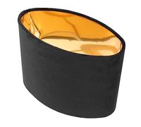 WOONEKY Cloth Oval Lampshade Gold Lining Black Velvet Lamp Cover E27 Table Lamp Shade Home Lighting Accessory