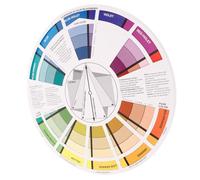 WOONEKY Color Wheel Paint Mixing Learning Guide for Artists Students Teachers Flexible Sturdy Construction with Complementary Schemes Painting Tools for Creative Color Harmony and Art