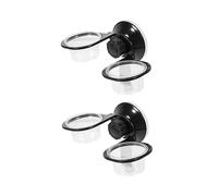 WOONEKY Convenient Reptile Bowl Set 2pcs Hanging Water Basin for Geckos Lizards Turtles Spider Replacing Water Dish
