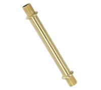 WOONEKY Copper Threaded Extension Rod for Light Fixtures Hollow Copper Tube Durable DIY Lamp Stand Rod for Table and Wall Lamps Lightweight and Sturdy Lighting Connector Pipe