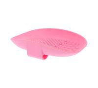 WOONEKY Cosmetics Brush Mat Silicone Makeup Brush Cleaner Scrubber for Easy Cleaning 1 Piece Non-Slip