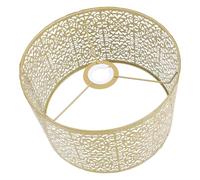 WOONEKY Creative Hollow-Out Metal Lampshade Chic Iron Light Cover with Carved Design Easy to Install Table Lamp Accessory for Bedroom and Living Decor Reusable Home Lighting Shade