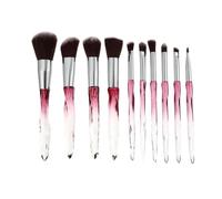 WOONEKY Crystal Makeup Brush Set for Blush and Eyeshadow Application Easy-grip Handles for All Skin Types Professional Cosmetic Tools for Beauty Enthusiasts and Makeup Artists