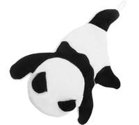 WOONEKY Cute Cartoon Panda Coral Fleece Hand Towel with Hanging Loop Thick Water-absorbent Kitchen and Bathroom Handkerchief Quick-drying Soft for Comfortable Use