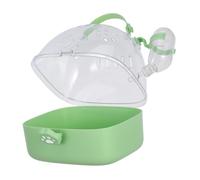 WOONEKY Cute Hamster Things Portable Pet Carrier for Travel Small Animal Cage with Ventilation and Bottle for Birds