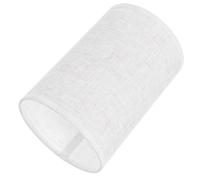 WOONEKY Cylindrical Fabric Lampshade for Bedside Table Floor Lamps Soft Light Diffusion for Cozy Living Bedroom Dining Easy Installation Warm Atmosphere Height Linen