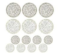 WOONEKY Decorative Binder Discs Planners Binding Tool 35Mm Smooth Surface Flexible Plastic Discbound Discs for Notebook Planner Home School Use