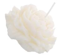 WOONEKY Decorative Rustic and Artistic Style Scented Candle Peony Shape White Smokeless Aromatic Candle with Long-Lasting Fragrance for Festival Use for Home and Party Ambiance