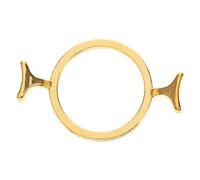 WOONEKY Delicate Zinc Alloy Wax Seal Mold Ring for DIY Crafting Retro Metal Wax Stamp Frame for Sealing Styling Fixing Unique Wedding Invitation Decoration Tool