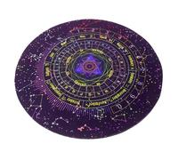 WOONEKY Divination Altar Tablecloth with Anti-skid Wear-resistant Material Mystical Pattern Decorative Table Cover for Tarot Reading Rituals and Game Playing Lightweight Skin-friendly Mat
