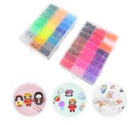 WOONEKY DIY Fuse Beads Kit Colors Educational Jigsaw Craft for Holiday Decorations Creative Gift for Boys and Crafting Activities