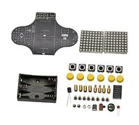 WOONEKY DIY Game Console Kit Electronic Soldering Practice with HD for Easy Assembly with USB Power Supply Includes Default Games Upgraded Electronics and Programming