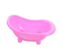 WOONEKY Diy Hamster Bathhouse Plastic Bathtub Cage Accessories Sleep Pad Nest for Small Pets