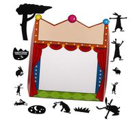 WOONEKY DIY Shadow Puppetry Craft Kit for Educational Science Experiment with Detailed Puppet Building Tools Interactive Storytelling Theater for Creative Learning and Stem Projects