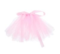 WOONEKY Dog Lace Mesh Tutu Dress for Dogs Breathable Quinceanera Birthday Outfit with Convenient Zipper Stylish Princess Tulle Costume