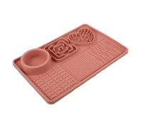 WOONEKY Dog Slow Feeding Pad Non- Licking Mat with Cup for Dogs and Cats Helps Reduce Eating Speed Improves Digestion Easy to Clean