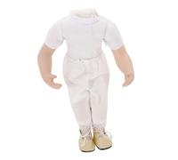 WOONEKY Doll Body with Bent Hands and Straight Legs DIY Doll Accessory for Crafts and Gift Fine Workmanship and Practical Parts for Imaginative Learning