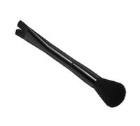 WOONEKY Double Head Nose Contour Brush Angled Makeup Brush for Defined Nose Shading Multifunctional Blending Tool for Liquid Foundation and Concealer for Women Black