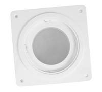 WOONEKY Dryer Vent Hose Connector Kit Wall Flange and Seal Ring, 4-inch Exhaust Hose Adapter Coupler for Dryer and Air Conditioner Ducts, Includes 4 Screws, Suitable for Wall Installation and Venting