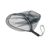 WOONEKY Durable Hand Fishing Net with Aluminum Alloy Frame and Coated Nylon Mesh Lightweight Fishing Equipment for River Lake and Stream Use Easy to Clean and Portable Design