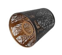 WOONEKY E27 Iron Lampshade Carved Tree Pattern Hollow Metal Lamp Shade Decorative Modern Artistic Carving Visual Charm Compatible with Table and Floor Lamps for Bedrooms and Studies