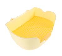 WOONEKY Easy Clean Bunny Potty Trainer Toilet for Small Animals for Guinea Pigs Ferrets and Chinchillas Durable Plastic Pet Pan