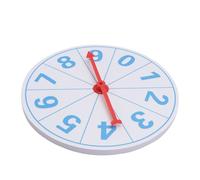 WOONEKY Editable Prize Wheel Turntable 20cm for Educational Drawing Game, Wall-Mounted Lucky Roulette Wheel for Learning Activities and Custom Prize Draw