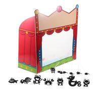 WOONEKY Educational Shadow Puppet Kit with Dance Elements Practical Hand Puppets and Accessories for DIY Theater Traditional Shadow Stage Teaching Tool for Beginners
