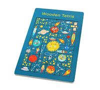 WOONEKY Educational Wooden Outer for Safe Learning with Bright Colors Compact and Lightweight Puzzle for Early Development and Cognitive Skills