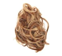 WOONEKY Elastic Curly Messy Bun Hair Piece with Elastic Band Lightweight Updo Hair Accessory for Women Suitable for Wedding Prom Date Party