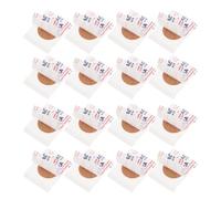 WOONEKY Elastic Fabric Breathable Wound Patches 22mm Diameter 50pcs for Outdoor Use Protecting Cuts and Bruises
