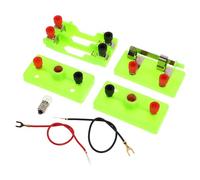 WOONEKY Electric Circuit Kit Stem Science Experiment Set for Boys Educational Physics Lab with Series Parallel Circuits Troubleshooting Accessories for School Home Learning
