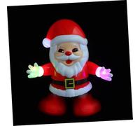 WOONEKY Electric Dancing Santa Battery Operated Christmas Party Favor for Safe Plastic Construction Xmas Themed Funny Holiday Office Mall Kindergarten Celebration